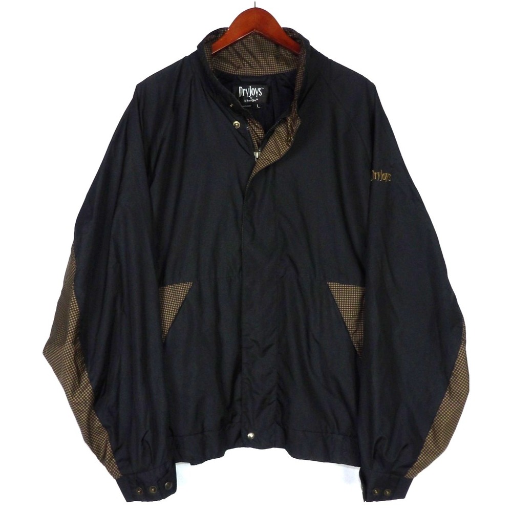 FootJoy DryJoy's 1/4 Zip Black Athletic‎ Performance Golf Jacket Men's Large